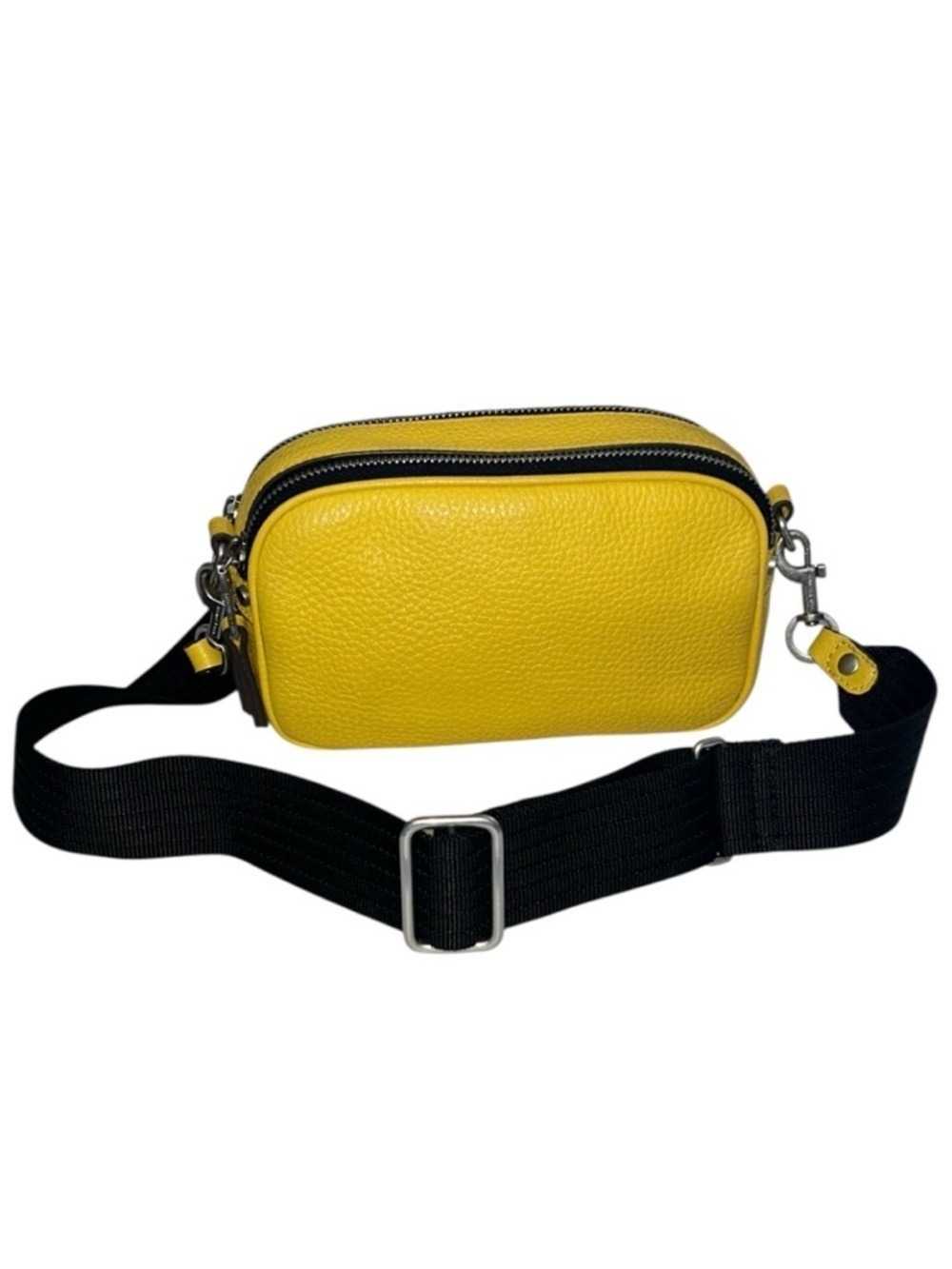 Treasure & Bond Alex Leather Camera
Bag in Yellow with Black Strap by Nordstrom